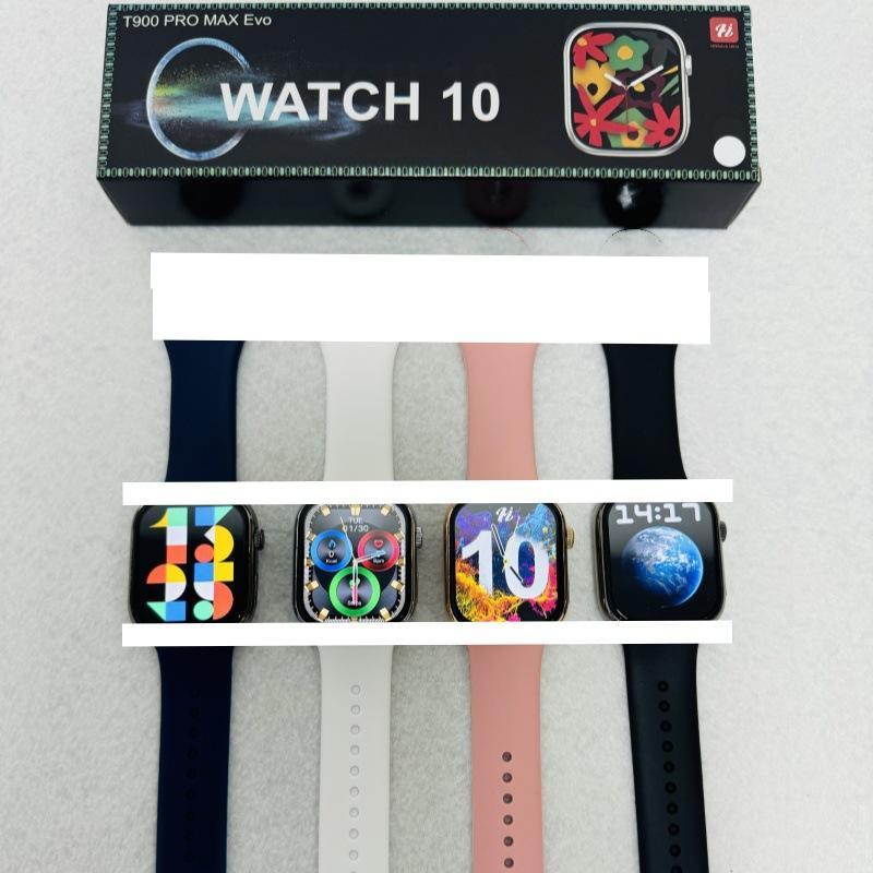 New t900promaxevo smart watch large screen business watch10 wireless charging with buckle Bluetooth