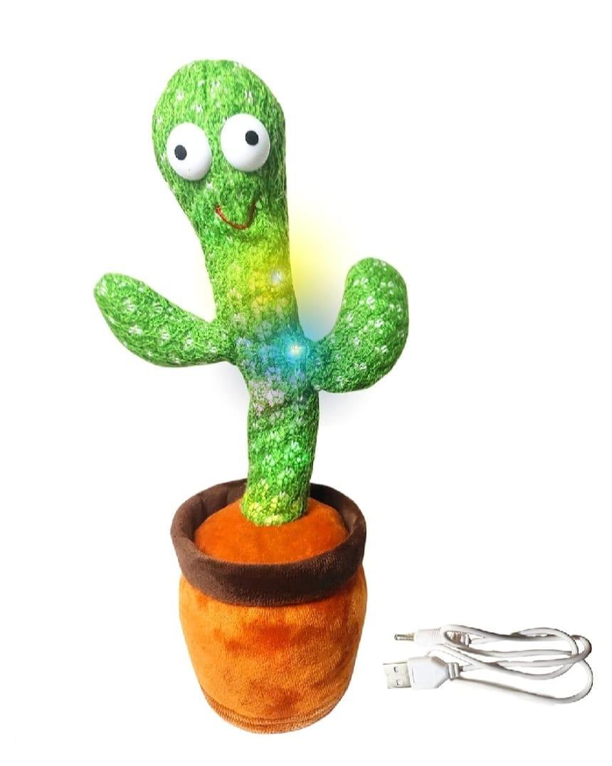 Electric Drive Dancing Cactus Plush Toy for Boys and Girls