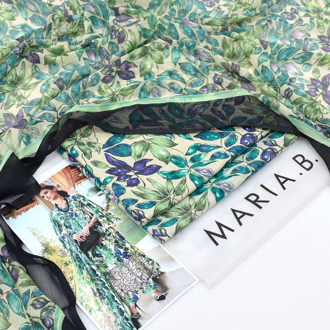 3 Pcs Women's Unstitched Printed Suit