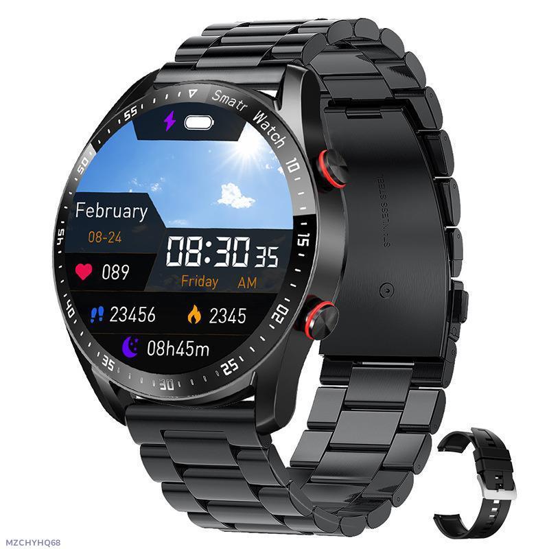Global Strict Selection HW20 Smart Watch ECG PPG Business Stainless Steel Strap Bluetooth Call Smart Watch