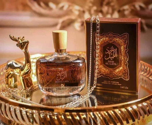 Long Lasting Oud Perfume 100 Ml- Captivating Fragrance for Men, Oul Al Layl