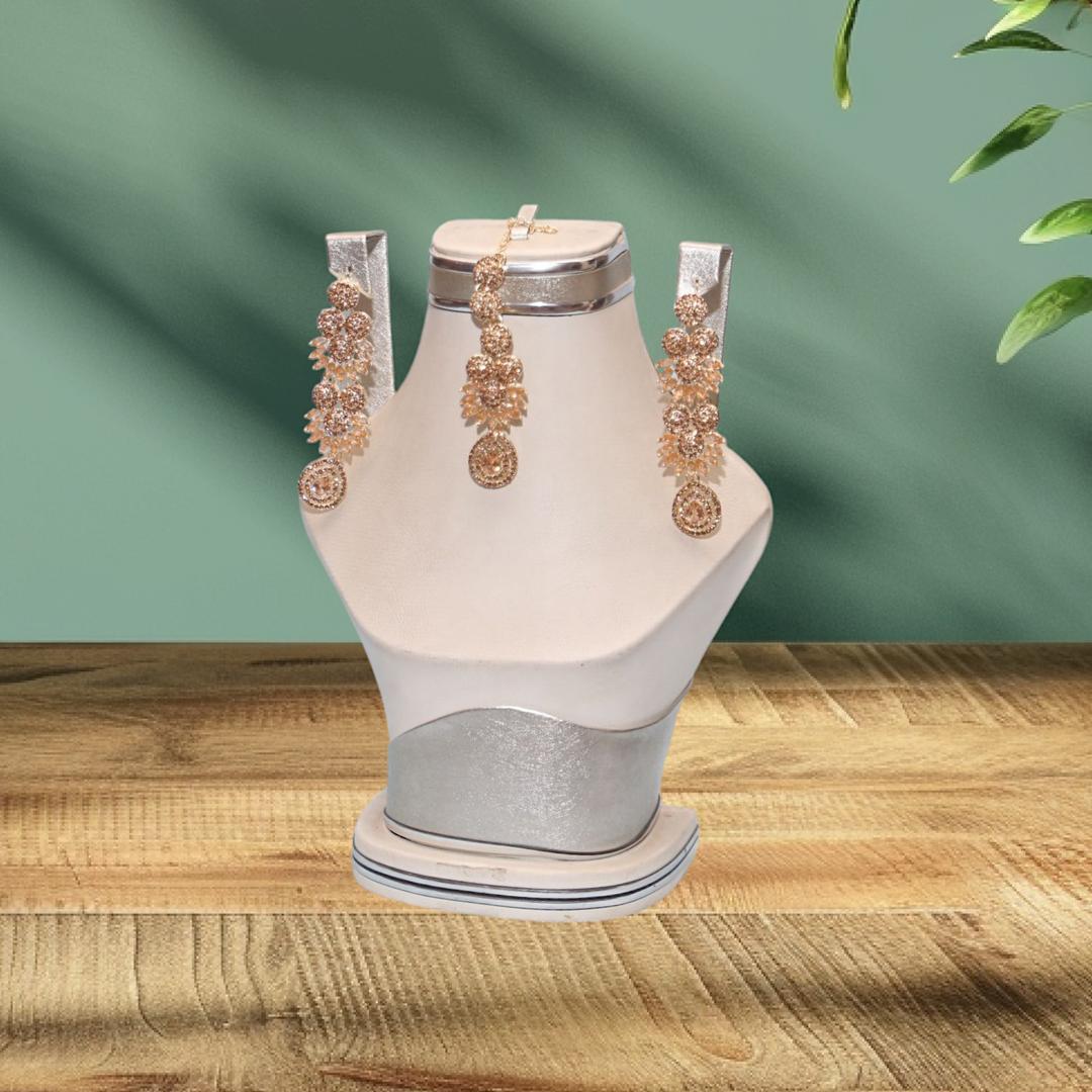 Bridal Gold Plated Crystal Bridal Set