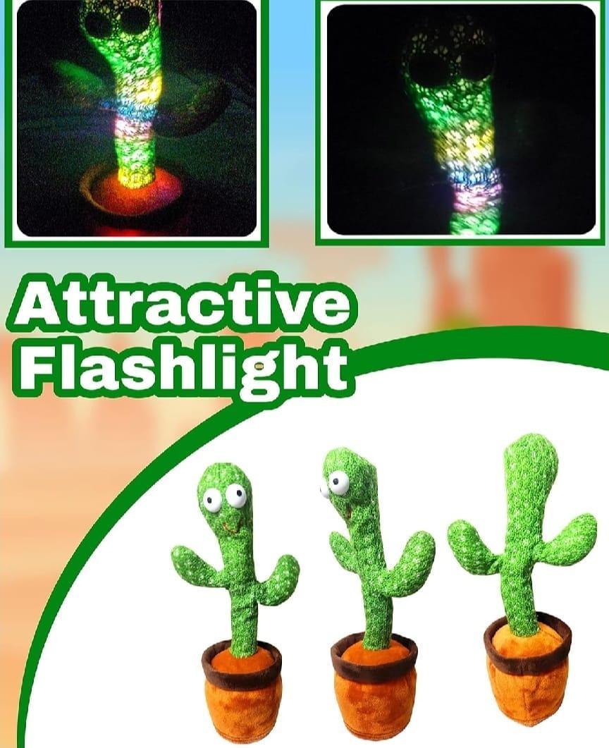 Electric Drive Dancing Cactus Plush Toy for Boys and Girls
