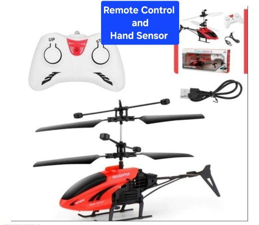 Remote Control and Hand Sensor Helicopter