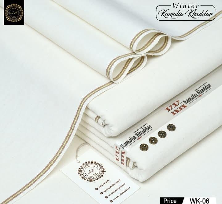 Men’s Unstitched Khaddar Plain Suit