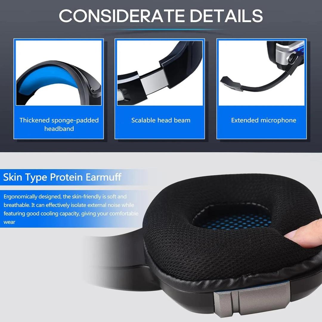 GM200 Professional Gaming Headset with Noise Cancelling Mic