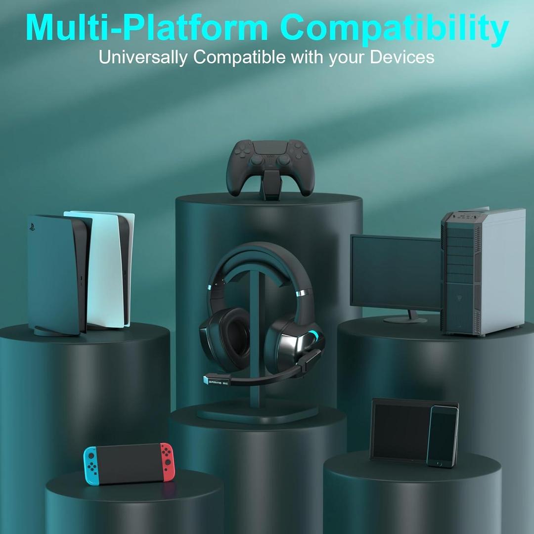 BEEXCELLENT GM-7 RGB Gaming Headset – 7.1 Surround Sound | Noise-Cancelling Mic | LED Lights