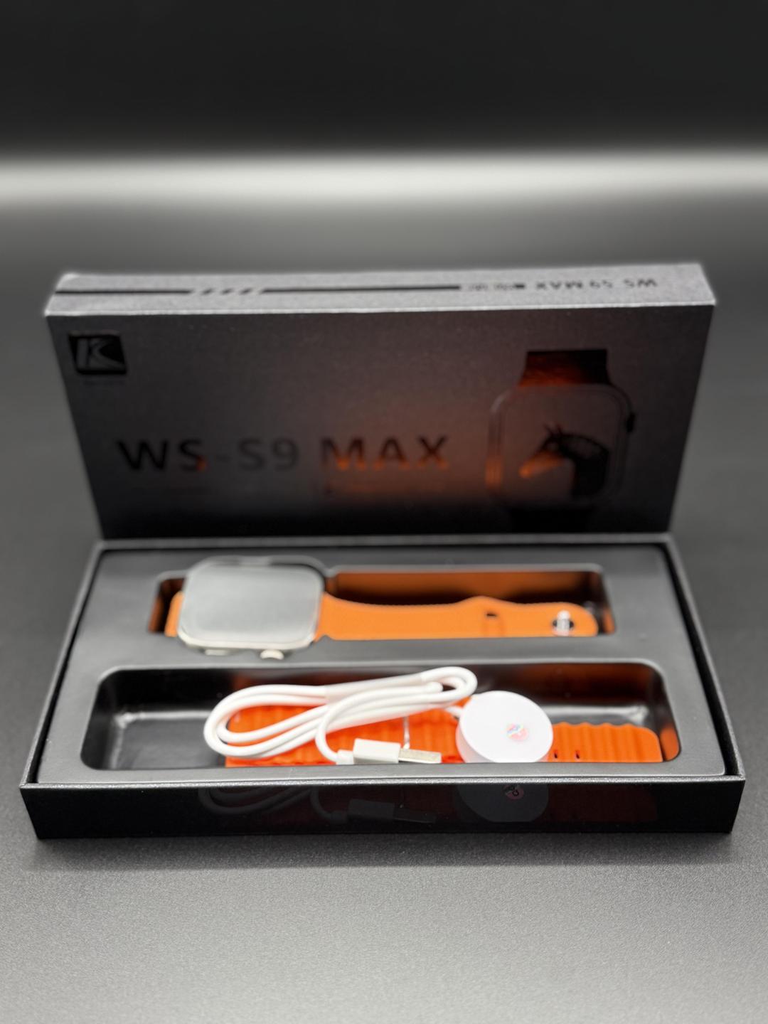 WSS S9 Max Smartwatch – Premium Design with Dual Straps