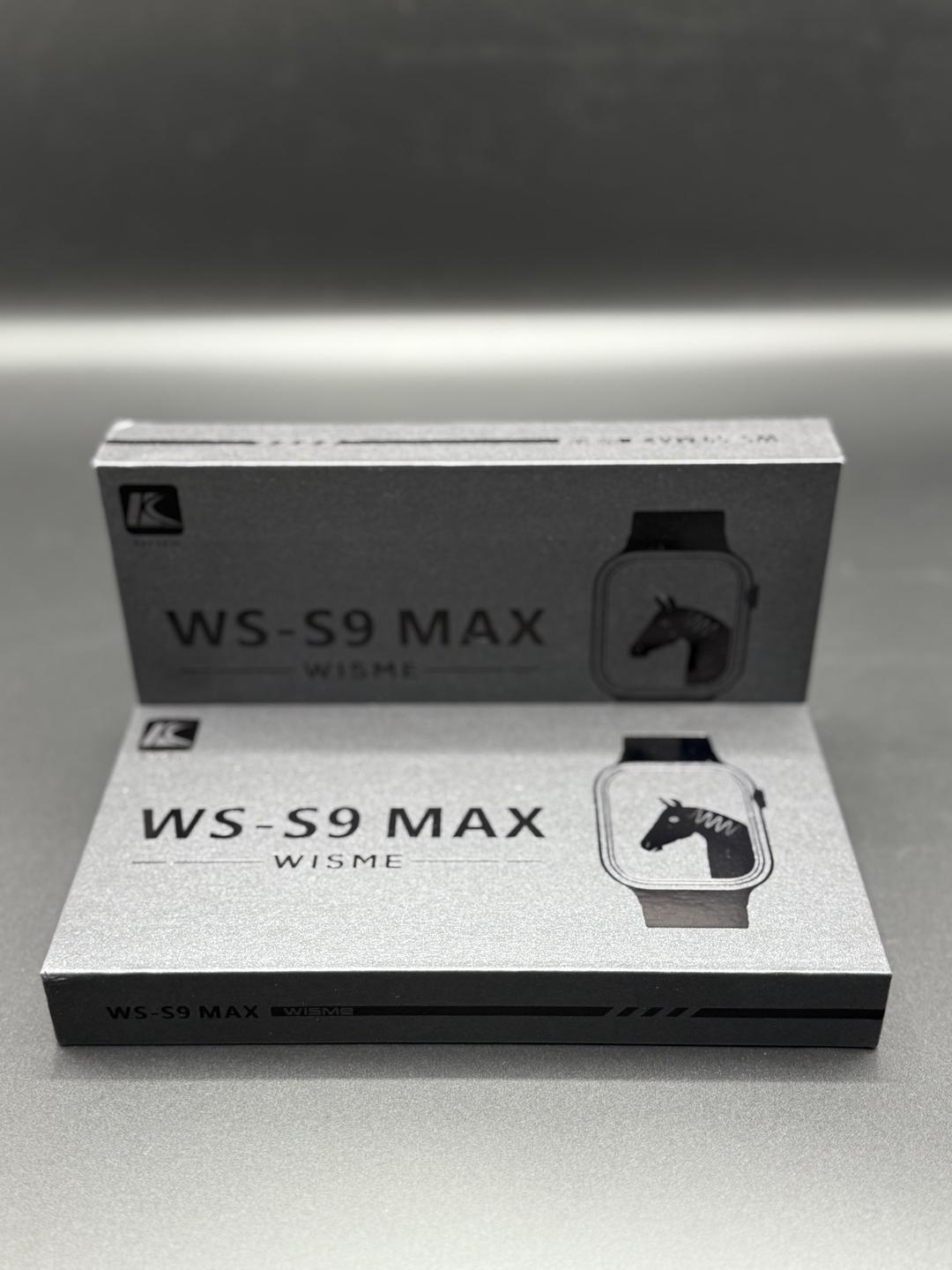 WSS S9 Max Smartwatch – Premium Design with Dual Straps