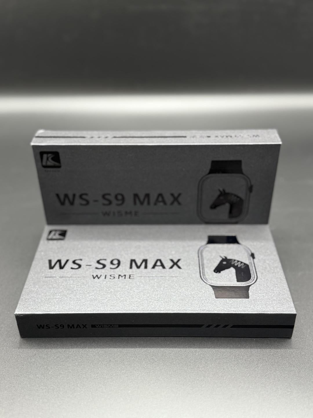 WSS S9 Max Smartwatch – Premium Design with Dual Straps