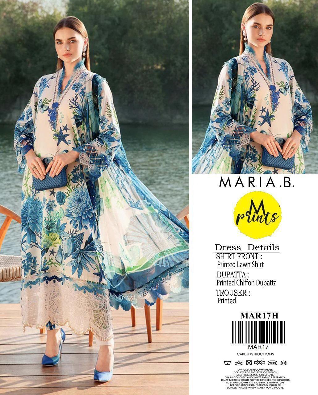 3 Pcs Women's Unstitched Printed Suit