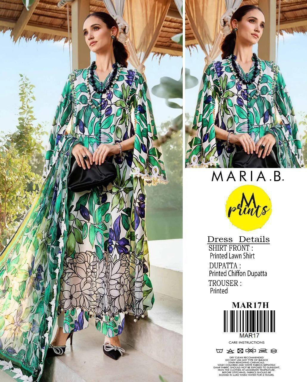 3 Pcs Women's Unstitched Printed Suit