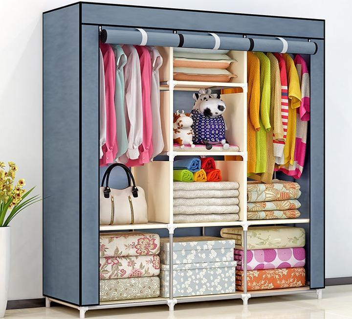 3 Door Fancy Wardrobe Organizer - Storage Solutions for Organized Tool Management