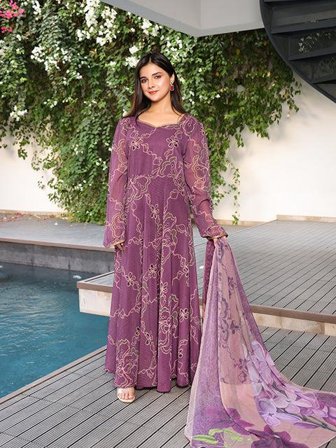 Nazmina - Delicate Wrap Dress (FRT-86), AR-000209