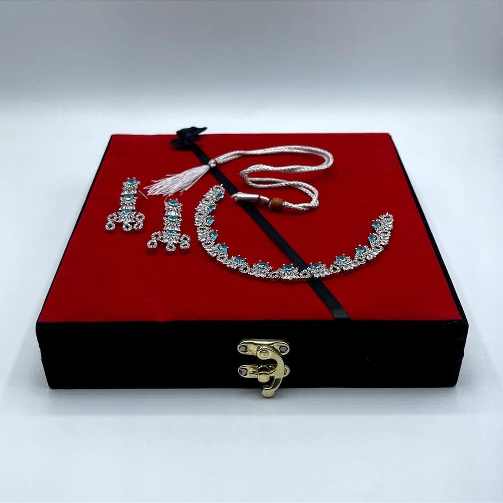 Silver Plated Necklace Set 