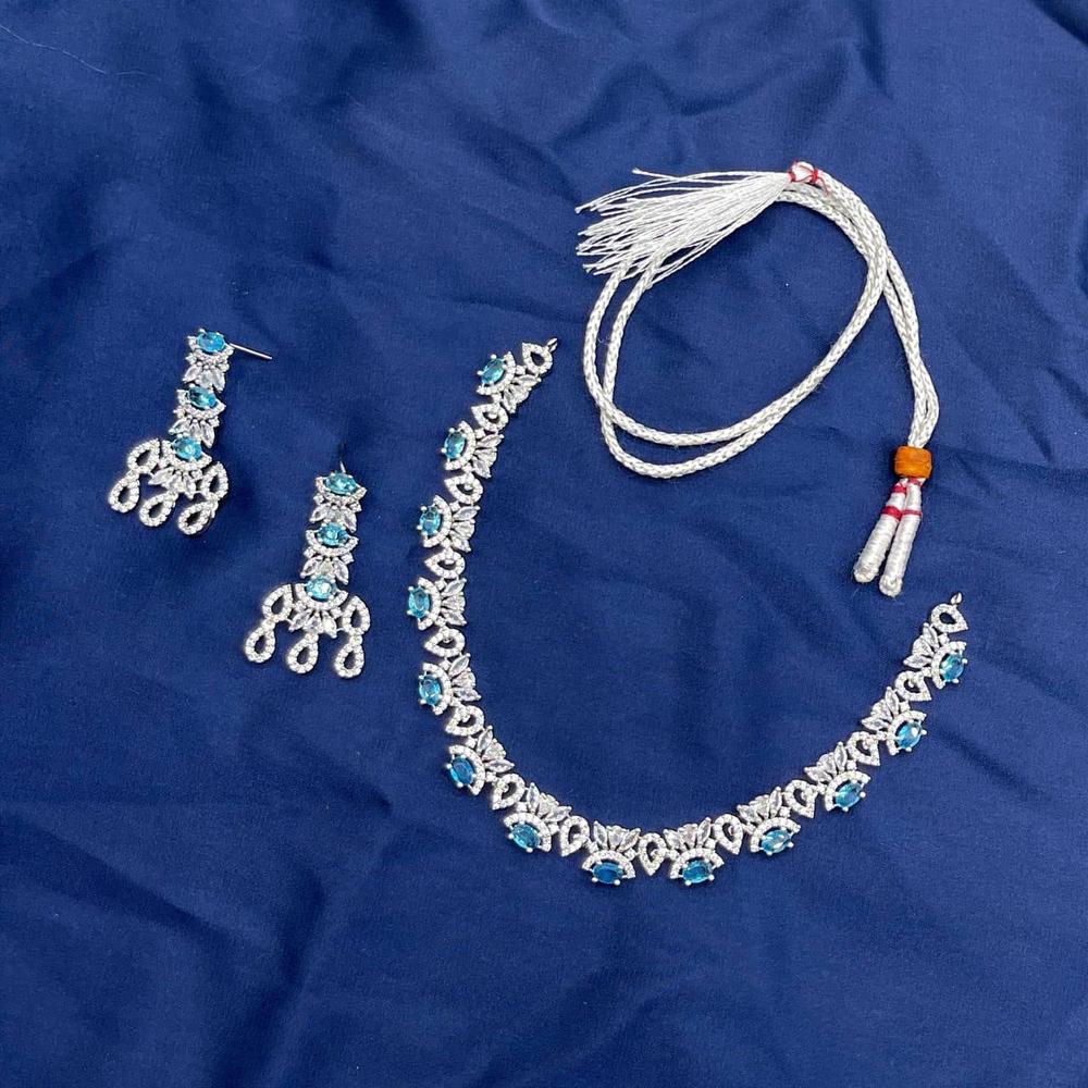 Silver Plated Necklace Set 