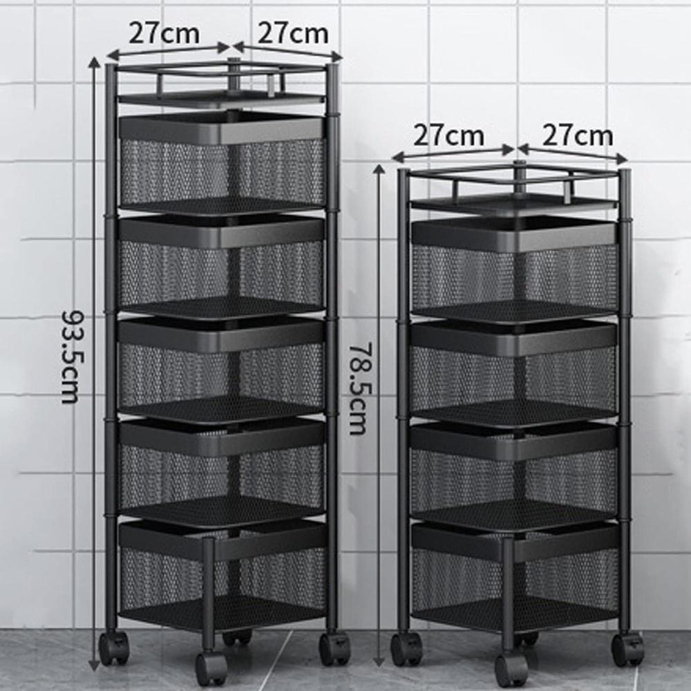 5 Layered Rotatable Fruit Basket 