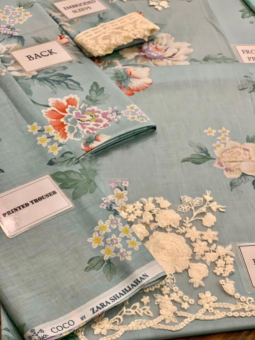 3 Pcs Women's Unstitched Printed Suit