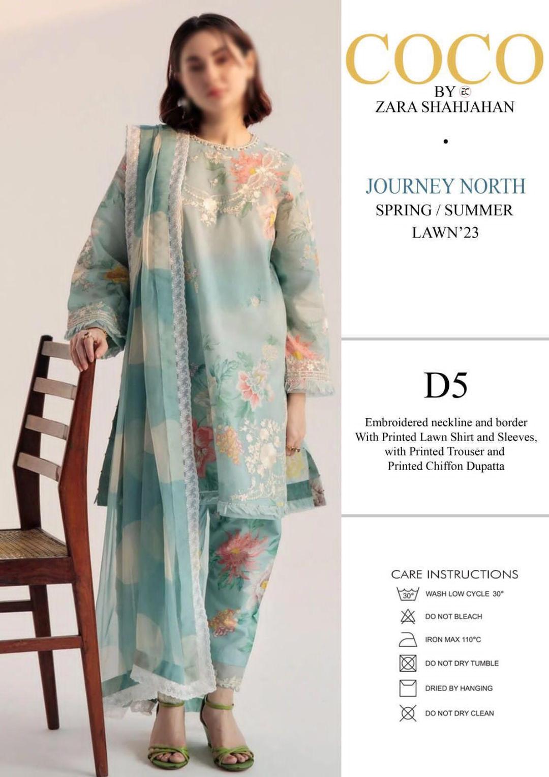 3 Pcs Women's Unstitched Printed Suit